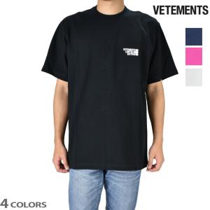 ヴェトモン プリントTシャツ ロゴリミテッドエディション カットソー クルーネック 半袖 LOGO LIMITED EDITION メンズ VETEMENTS｜cloudshoe