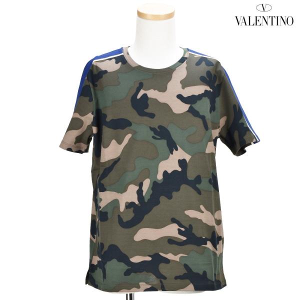 【並行輸入品】ヴァレンティノ NV3MG08U 3MO F00 Tシャツ カットソー 半袖 カモ柄 ...
