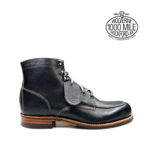 ウルヴァリン ワークブーツ 1000マイル コートランド ビブラムソール ブラック 黒 メンズ WOLVERINE 1000MILE BOOT COURTLAND W00279 MOC TOE