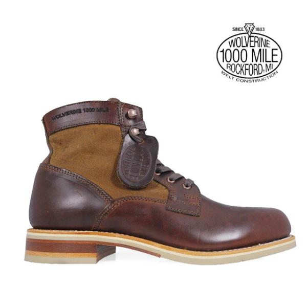 【並行輸入品】ウルヴァリン ワークブーツ 1000マイル ホワイトパイン ブラウン 茶 メンズ W0...
