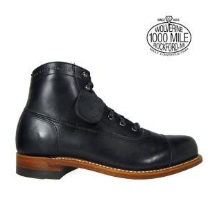 ウルヴァリン ワークブーツ 1000マイル ブラック ロックフォード メンズ WOLVERINE 1000MILE BOOT ROCKFORD W05292 CAP-TOE｜cloudshoe