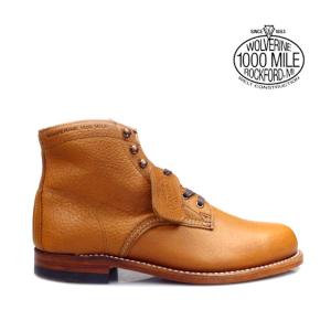 ウルヴァリン ワークブーツ 1000マイル タン センテニアル W00910 メンズ WOLVERINE 1000MILE BOOTS｜cloudshoe