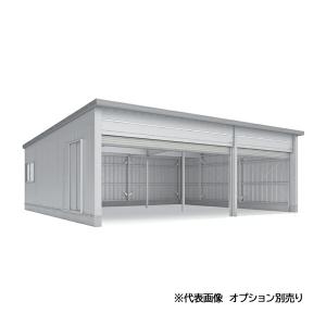 ●u. イナバ物置/稲葉製作所【WG-S5436・76MU】WG 電動開閉ガレージ タフレージ シャッタータイプ 3台収納タイプ 多雪型 注2週