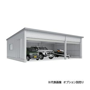 ●u. イナバ物置/稲葉製作所【WG-S6036・66MU】WG 電動開閉ガレージ タフレージ シャッタータイプ 3台収納タイプ 多雪型 高基礎 注2週