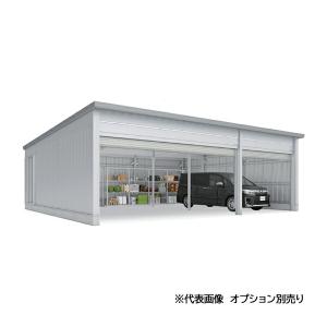 ●u. イナバ物置/稲葉製作所【WG-S6036・76MU】WG 電動開閉ガレージ タフレージ シャッタータイプ 3台収納タイプ 多雪型 注2週