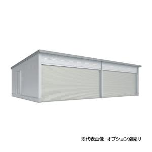 ●u. イナバ物置/稲葉製作所【WG-S6060・66MU】WG 電動開閉ガレージ タフレージ シャッタータイプ 4台収納タイプ 多雪型 高基礎 注2週