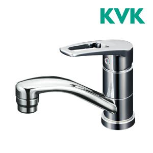 KVK 水栓金具【KM6161EC】流し台用シングルレバー式混合栓〔HB