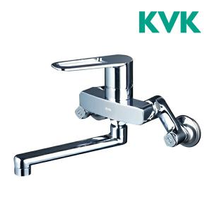 KVK 水栓金具【KM6071ZEC】流し台用シングルレバー式シャワー付混合栓