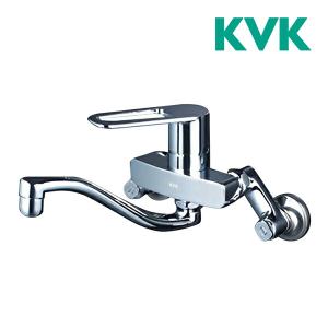 KVK 水栓金具【KM6161EC】流し台用シングルレバー式混合栓〔HB