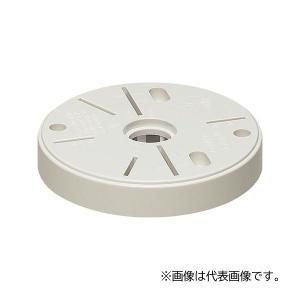 未来工業 【POW-105W】白 ポリ台 (照明器具取付用プラスチック絶縁台) 外寸φ109×20mm 丸型
