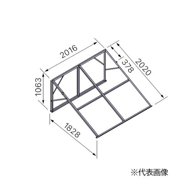 ####ノーリツ 部材【0501035】太陽熱温水器専用架台 架台321A 棟越え・南向き緩斜面用・...