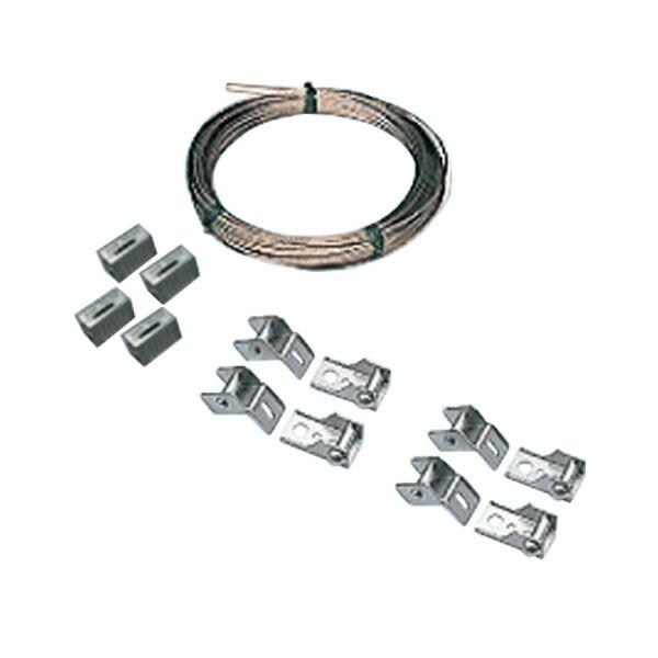 オーケー器材 【K-KYZP15C】SAキーパー 転倒防止金具 メッキ〔GA〕