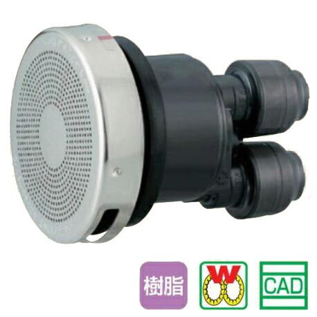 オンダ製作所【JS1-S13】JS1型 無極性循環口ダブルロックジョイント式 13A 樹脂製 (スト...