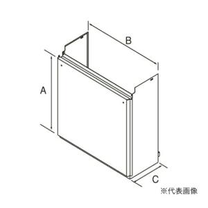 ●ψパロマ 給湯器 部材【HCFA-8 650L】(53863) 配管カバー 給湯器オプション部品｜家電と住設のイークローバー2号店