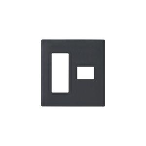 パナソニック 配線器具【WTL7074HK】アドバンスシリーズコンセントプレート4コ用(3コ+1コ用)(マットグレー)