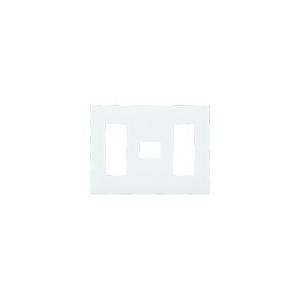 パナソニック 配線器具【WTL7777WK】(マットホワイト) アドバンスシリーズ簡易耐火コンセントプレート 3連用 7コ用(3コ＋1コ＋3コ用)