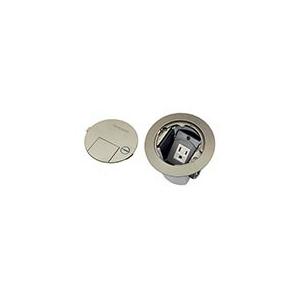 パナソニック 配線器具【DUM7001MH】グレーメタリック 住宅用フロアコンラウンド 電源用 （2P15A125Vアース付 １コ口) ケーブル工事用 はさみ込み固定仕様