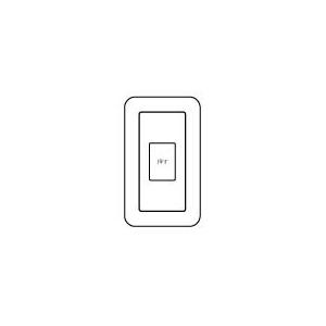 パナソニック 配線器具【WS6560K】埋込押釦 常閉形(b接点) (防沫形プレート・リード線付)