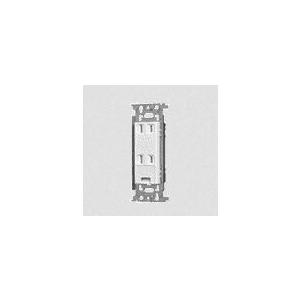 パナソニック 配線器具【WN1532H】埋込アースターミナル付ダブルコンセント (フラット型) (グレー)