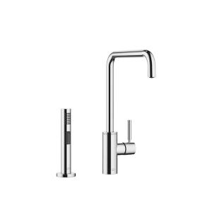 リラインス 【33826861-00(235mm)+27731970-00】2穴型シングルレバーキッチン用混合栓(ハンドシャワー付) ドンブラハ META SQUARE(メタスクエア) 受注約2ヶ月