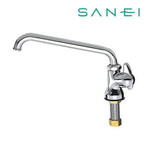 SANEI ∠三栄水栓/SANEI 水栓金具【JA572DC-13】立形上向自在水栓〔GA