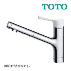 TOTO キッチン用 台付きシングルレバー混合水栓 TKS05310J : キューブ