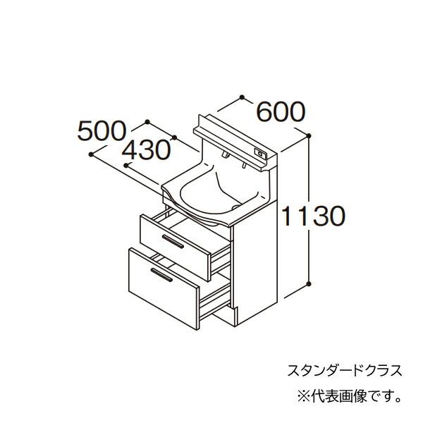 ●TOTO 【LDSFM060BCAAN1A】洗面化粧台 スタンダード オクターブスリム センターボ...