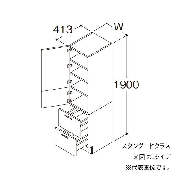 ●TOTO 【LTSFM030BNL1A】トールキャビネット スタンダード オクターブスリム 2枚扉...