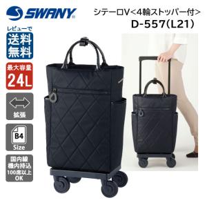 スワニー SWANY シテーロVI D-585 L21 20L キャリーバッグ 75mmキャスター 4輪 B4 機内持ち込み 旅行 出張 はっ水 2WAY 人気 送料無料｜clover-bag