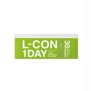 コンタクト L-CON 1DAY エルコンワンデーエクシード 1日使い捨て 1箱30枚入 クリア コンタクトレンズ