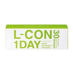 コンタクト L-CON 1DAY 1箱30枚入り エルコンワンデー 透明  1日使い捨て クリア コンタクトレンズ