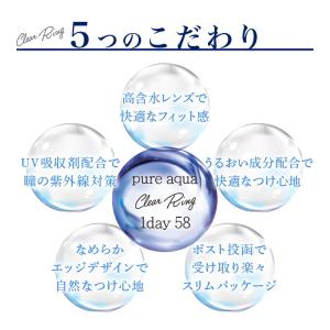 カラコン ピュアアクア クリアリングワンデー ...の詳細画像4