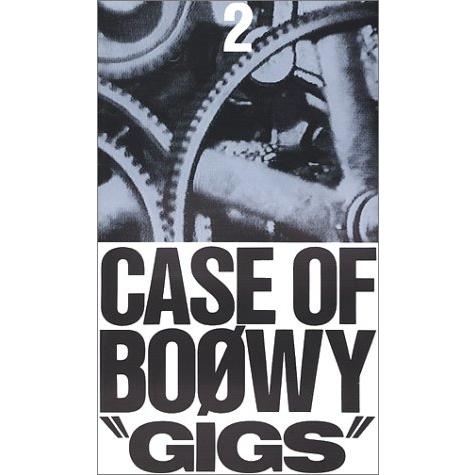 GIGS CASE OF BOΦWY 2 VHS DVD