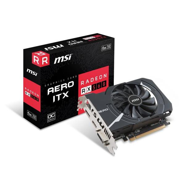 MSI Radeon RX 560 AERO ITX 4G OC グラフィックスボード VD6359