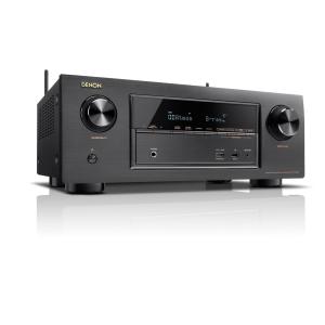 Denon AVレシーバー 7.2ch Dolby Atmos DTS:X HDCP2.2 5.6 MHz DSD & ハイレゾ対応 ブラッ｜clover-five-leaf