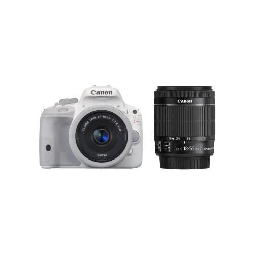 Canon デジタル一眼レフカメラ EOS Kiss X7(ホワイト) ダブルレンズキット EF-4...