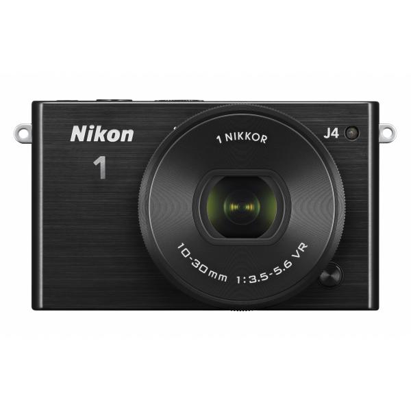 Nikon ミラーレス一眼 Nikon1 J4 標準パワーズームレンズキット ブラック J4HPLK...