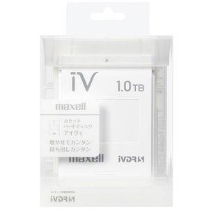 マクセル iVDR-S規格対応リムーバブル・ハードディスク 1.0TB(ホワイト)maxell カセットハードディスク「iV(アイヴィ)」｜clover-five-leaf