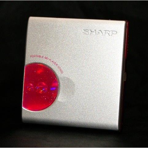 SHARP シャープ MD-ST500-P ピンク ポータブルMDプレーヤー（MD再生専用機）