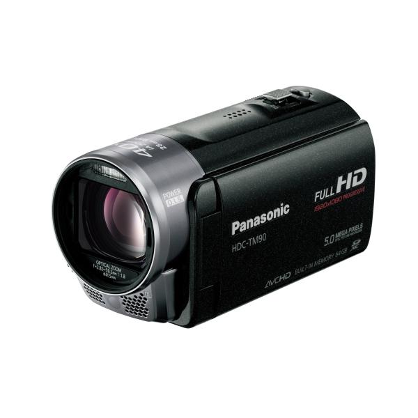 パナソニック デジタルハイビジョンビデオカメラ TM90 内蔵メモリー64GB パールブラック HD...