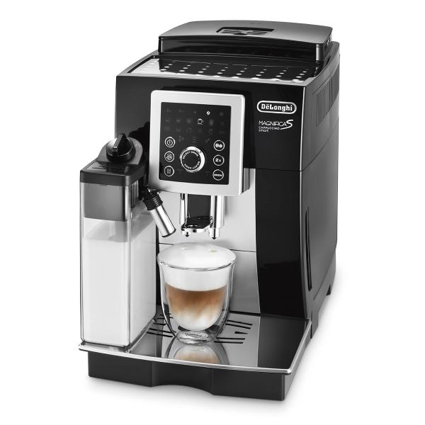 スタンダードモデルデロンギ(DeLonghi)コンパクト全自動コーヒーメーカー ブラック マグニフィ...