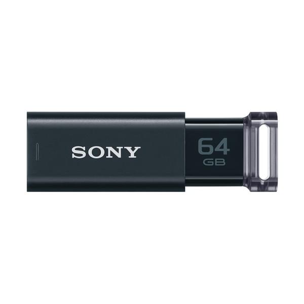 ソニー(SONY) USBメモリ USB3.1 64GB ブラック キャップレス USM64GUB ...