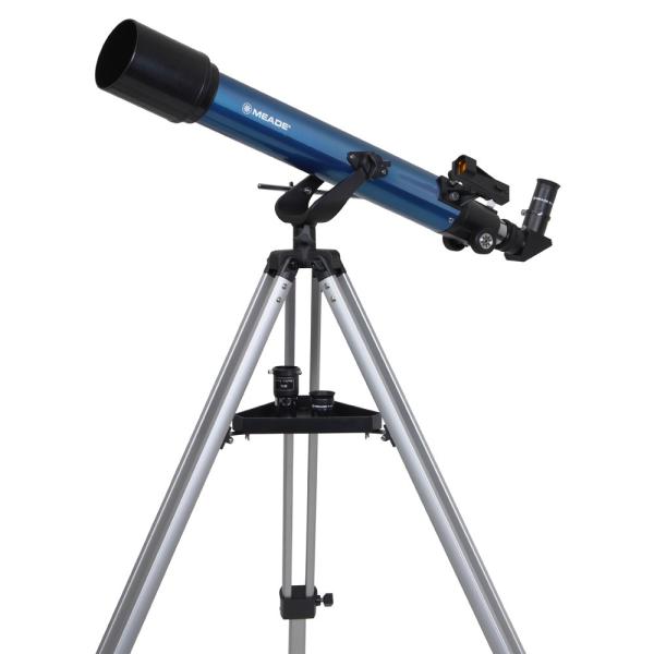 MEADE 天体望遠鏡 AZM-70 屈折式 アクロマート 口径70mm 焦点距離700mm ブルー...