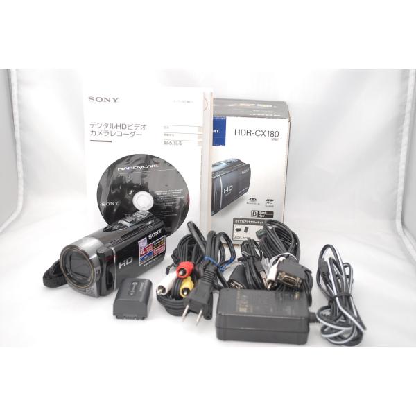 ソニー SONY デジタルHDビデオカメラレコーダー CX180 ブラック HDR-CX180/B