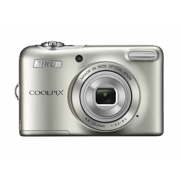 Nikon デジタルカメラ COOLPIX L30 5倍ズーム 2005万画素 乾電池タイプ シルバ...