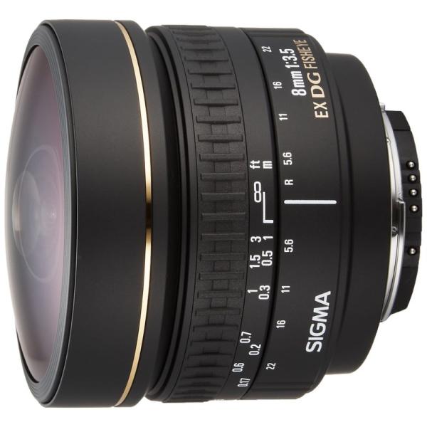 SIGMA 単焦点魚眼レンズ 8mm F3.5 EX DG CIRCULAR FISHEYE ニコン...