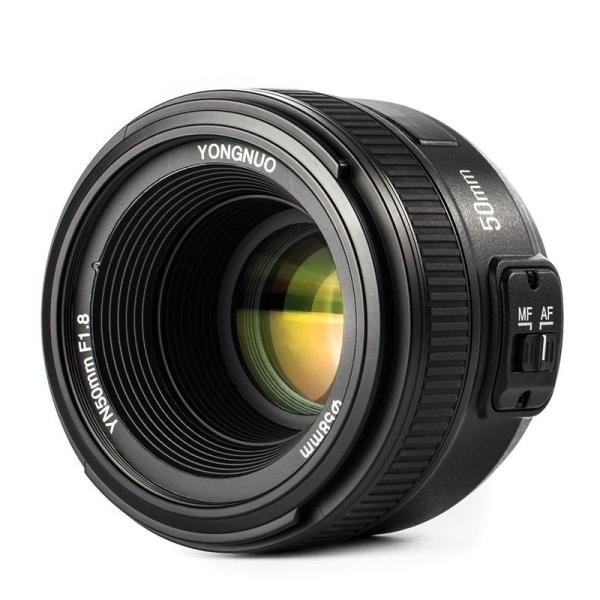 YONGNUO Nikon YN50mm F1.8N 単焦点レンズ ニコン Fマウント フルサイズ対...