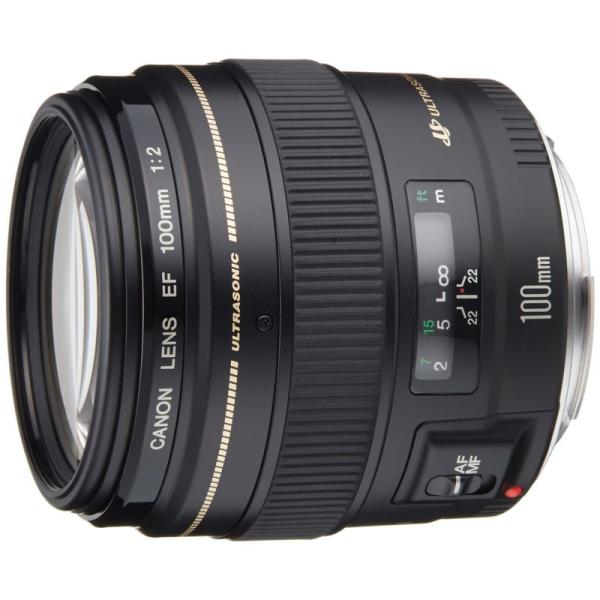Canon 単焦点中望遠レンズ EF100mm F2 USM フルサイズ対応