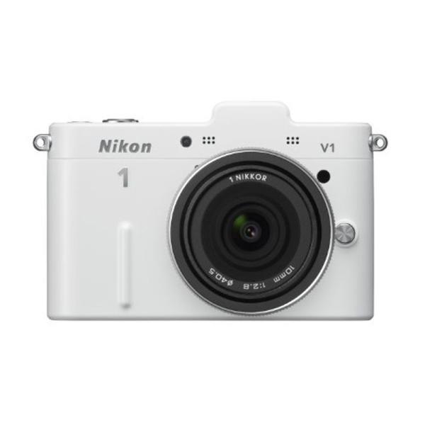 Nikon ミラーレス一眼カメラ Nikon 1 (ニコンワン) V1 (ブイワン) 薄型レンズキッ...