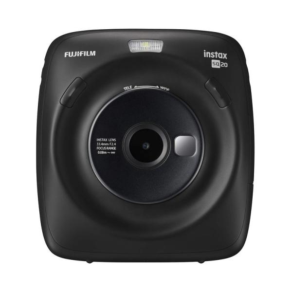 FUJIFILM ハイブリッドインスタントカメラ instax SQUARE SQ20 マットブラッ...